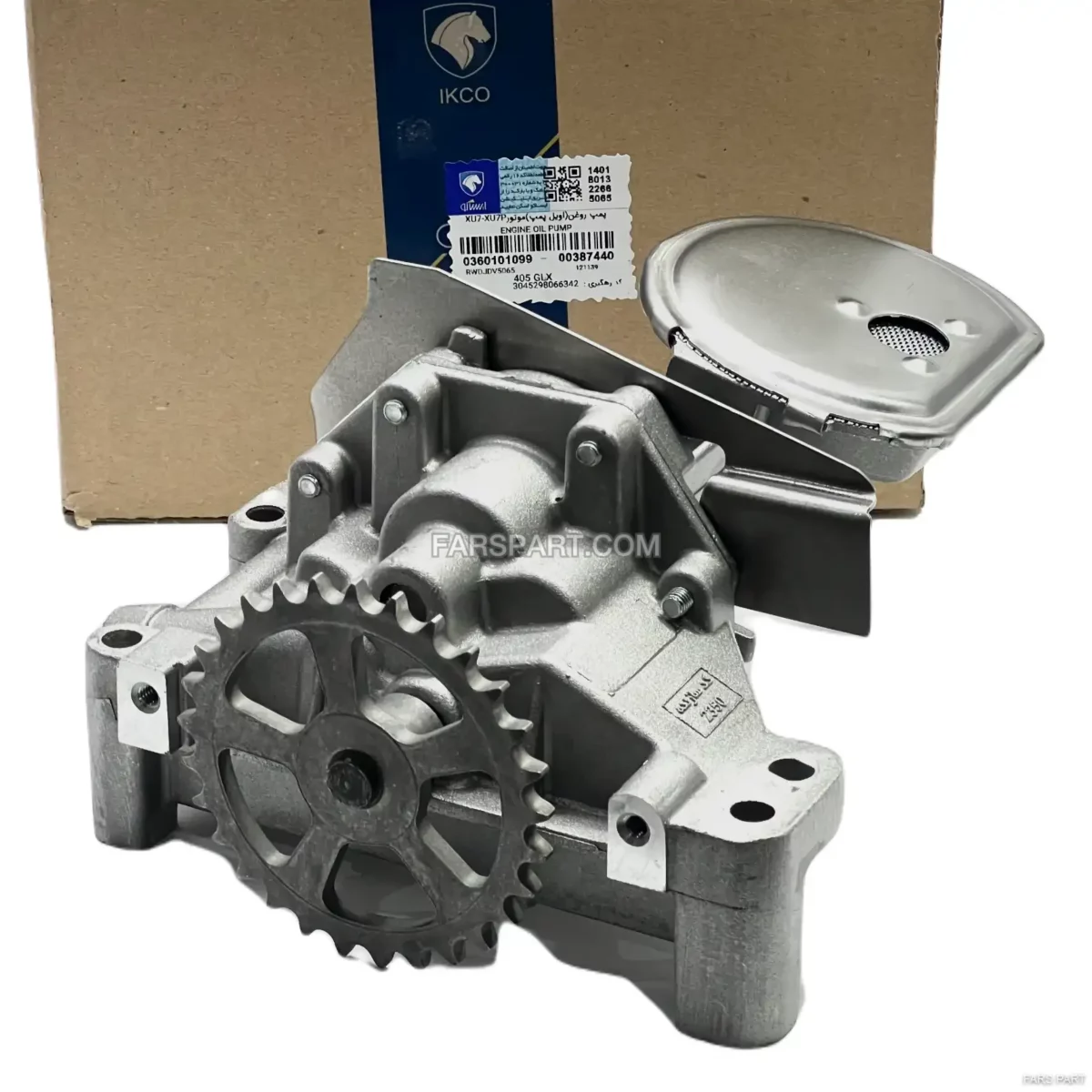 0360101099.webp پمپ روغن (اویل پمپ) 405 موتورXU7-XU7P ایساکو - Image 1