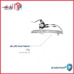 دستگاه شیشه بالابر پراید جلو چپ مادپارت