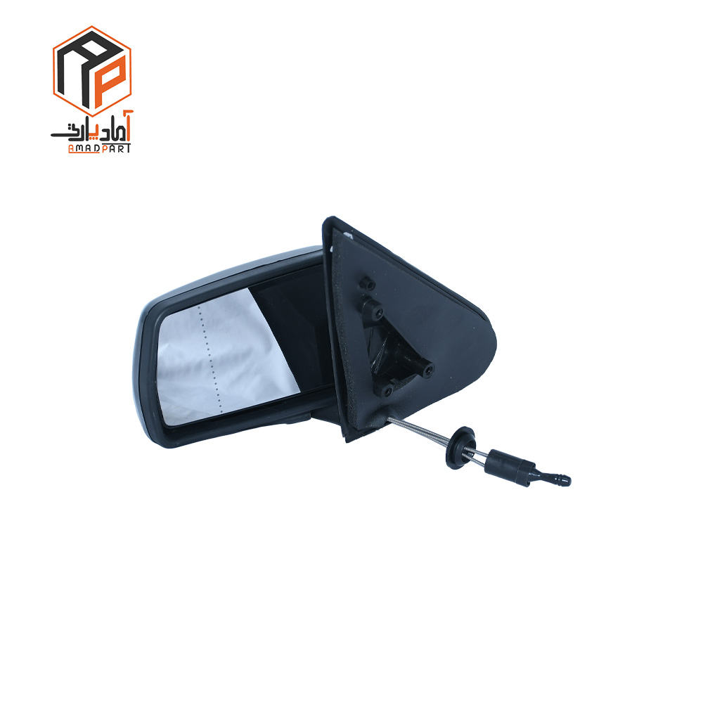 عکس آینه بغل سمند دستی چپ قاب یک تکه شرکتی IPNC-110158