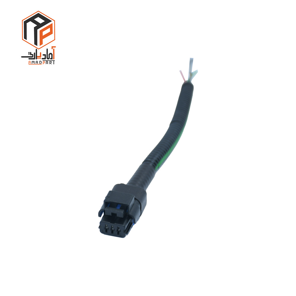 عکس سوکت سه فیش 206 سوزنی مشکی IPNC- 120535