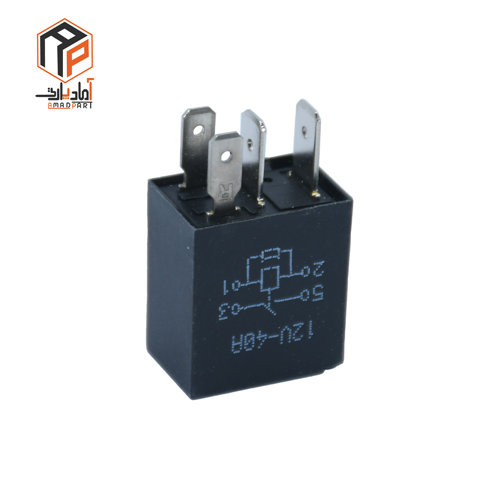 عکس میکرو رله مشکی 4 فیش کوچک IPNC- 140850
