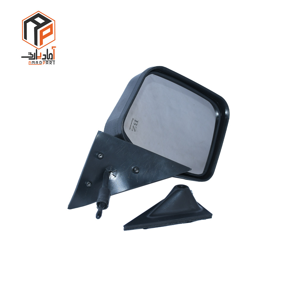 عکس آینه بغل نیسان چپ قاب بزرگ با لچکی فلزی IPNC- 160582