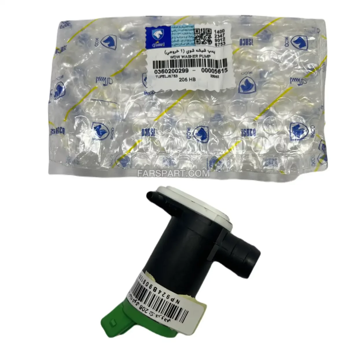 360200299.webp پمپ شیشه شوی 206 صندوق دار (1 خروجی) ایساکو - Image 1