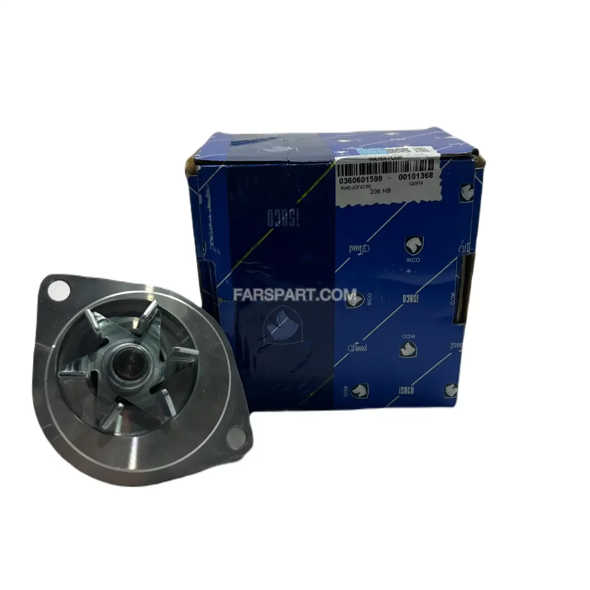 پمپ آب (واتر پمپ) 206 تیپ 5 موتور TU5 ایساکو - Image 1