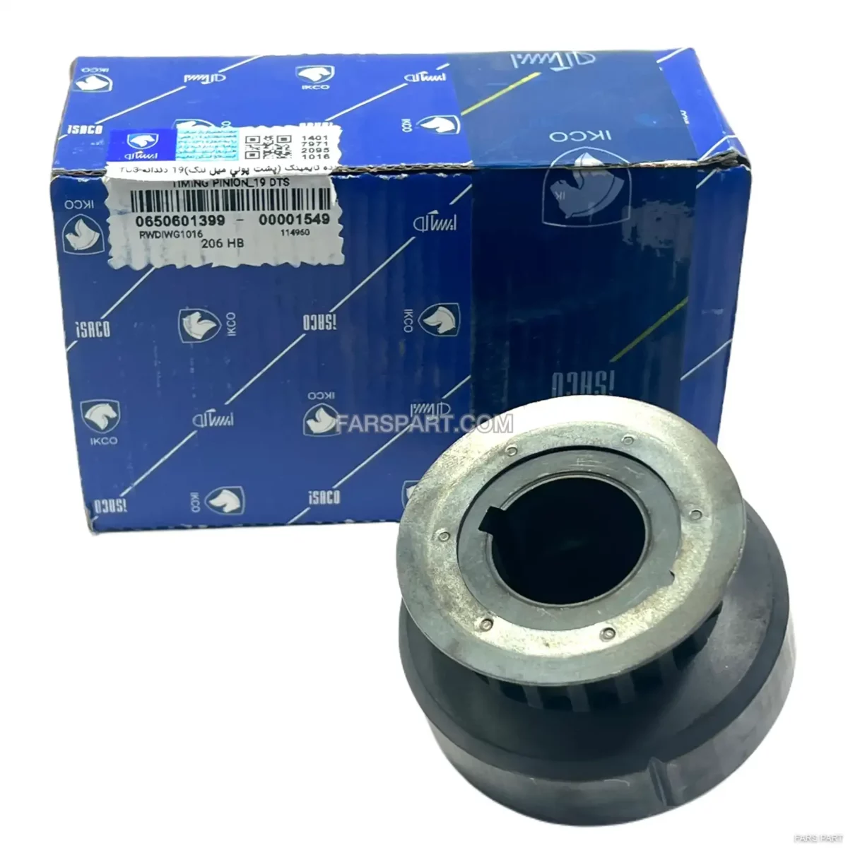 دنده تایمینگ سر میل لنگ 206 تیپ 2 (پشت پولی میل لنگ) 19 دندانه-TU3 ایساکو - Image 1