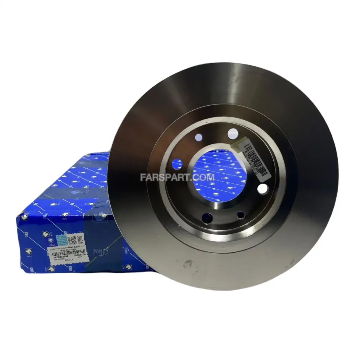 670202999.webp دیسک ترمز چرخ های جلو 405 فاقدمولیبدن-(دست دوعددی) ایساکو - Image 1