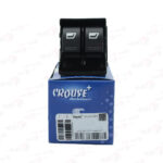 کلید شیشه بالابر 405 SLX و پارس دو پل عقب روی پنل راننده RESTYLE نور زرد