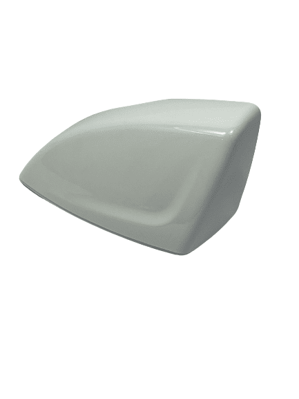 قاب رنگی (فلاپ) روکش آینه بغل دنا پلاس X409 چپ سفید 9020