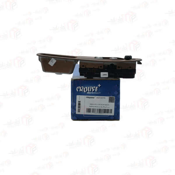 مجموعه کامل کلید شیشه بالابر و دستگیره درب جلو چپ طرح ساقه مات پارس ECO MUX