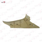 قاب پلاستیکی روکش بالای ستون عقب راست بژ فلاک (مخمل) سورن - دنا - Image 2