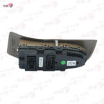 جعبه الکترونیکی (کلید شیشه بالابر) مالتی پلکس درب جلو راست (PDN) با قاب بژ تیره سمند - Image 5