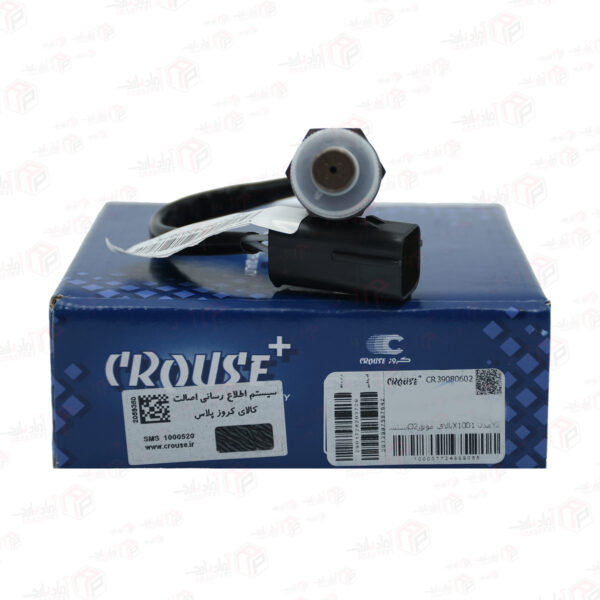 سنسور اکسیژن سوکت مشکی پراید یورو 4 سیم کوتاه بالای موتور X100- مدل 1Y2A