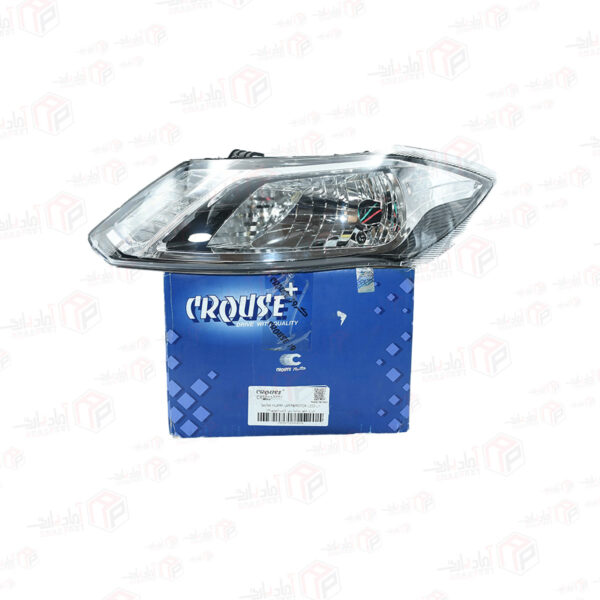 چراغ جلو ساینا چپ بدون لامپ و موتور