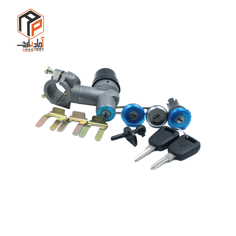 عکس ست کامل سوییچ استارت پیکان و قفل درب ها و صندوق IPNC- 130626