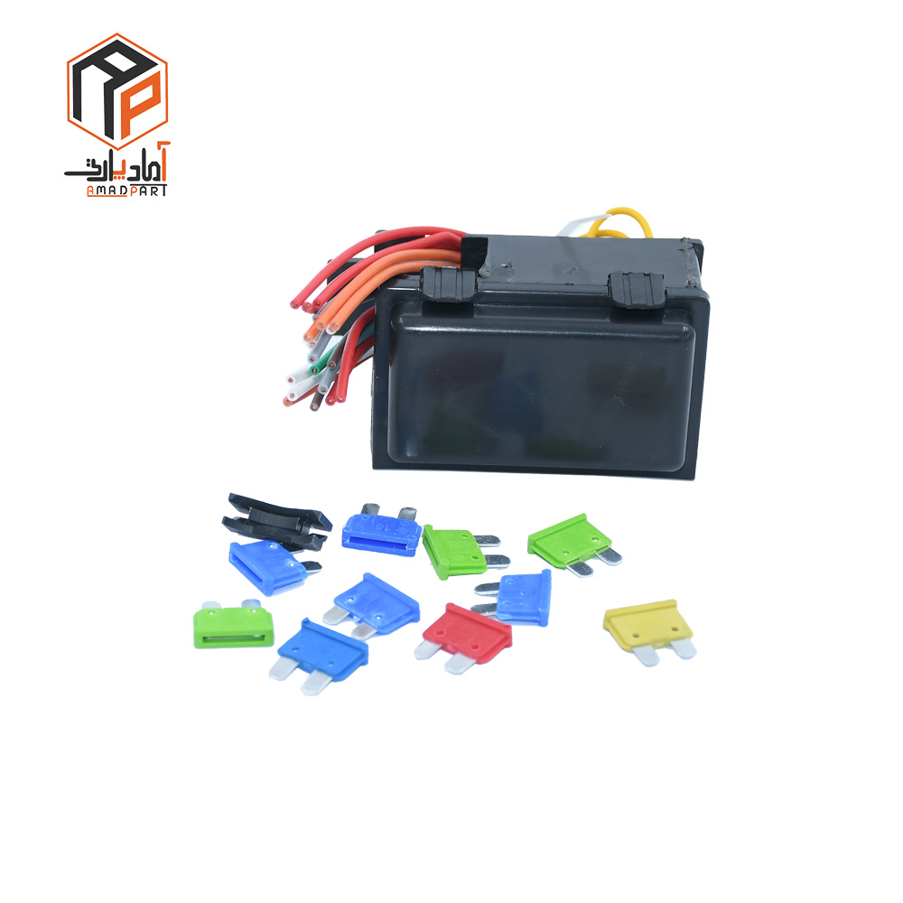 عکس جعبه فیوز پیکان انژکتور کامل با فیوز IPNC- 130727