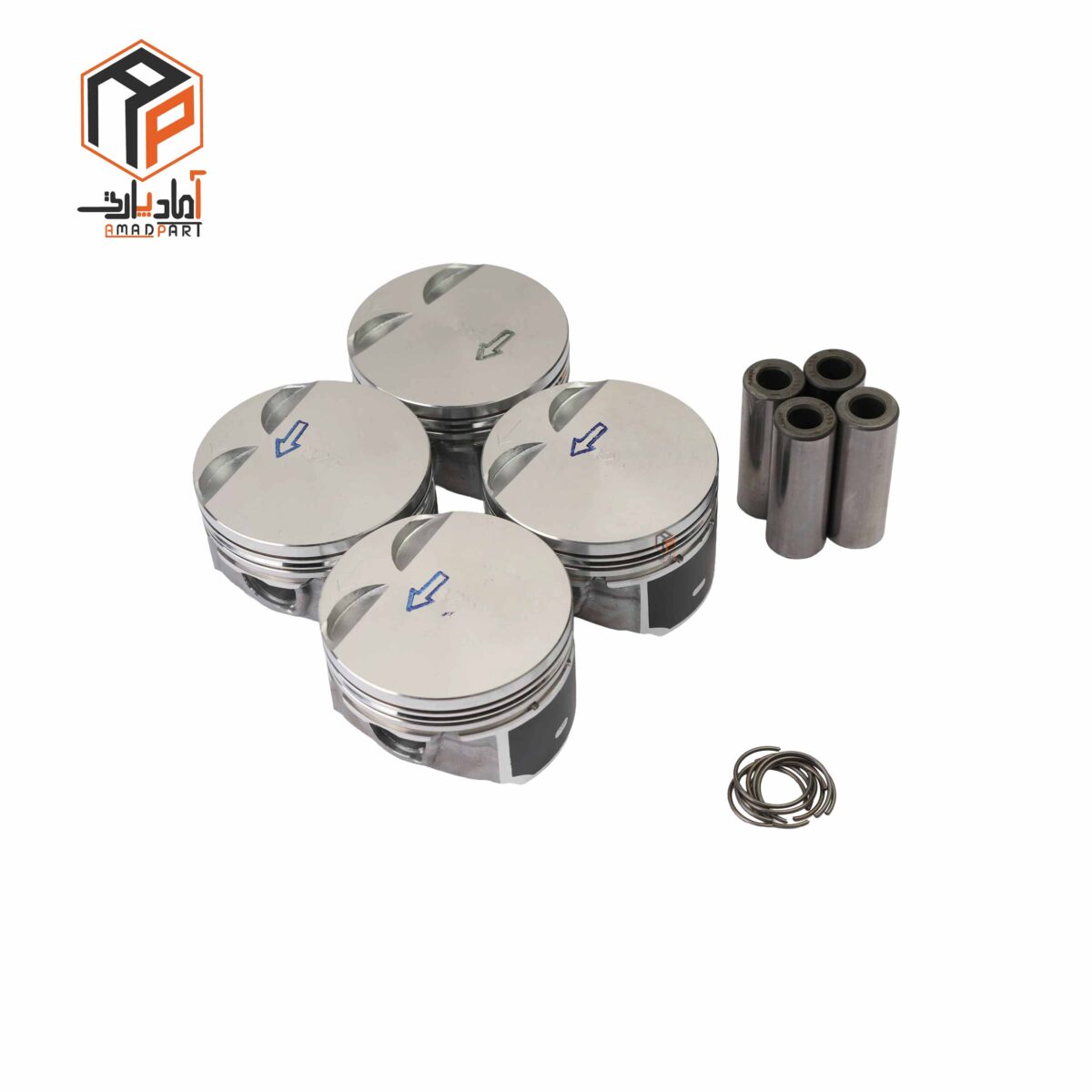 عکس پیستون سمند ملی 025 با گژن پین IPNC- 110293