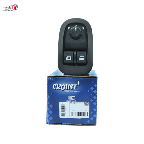 کلید شیشه بالابر 206 تیپ 5 سوکت زیر