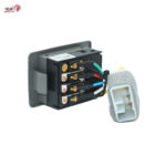 کلید شیشه بالابر پراید چپ دو پل - Image 4