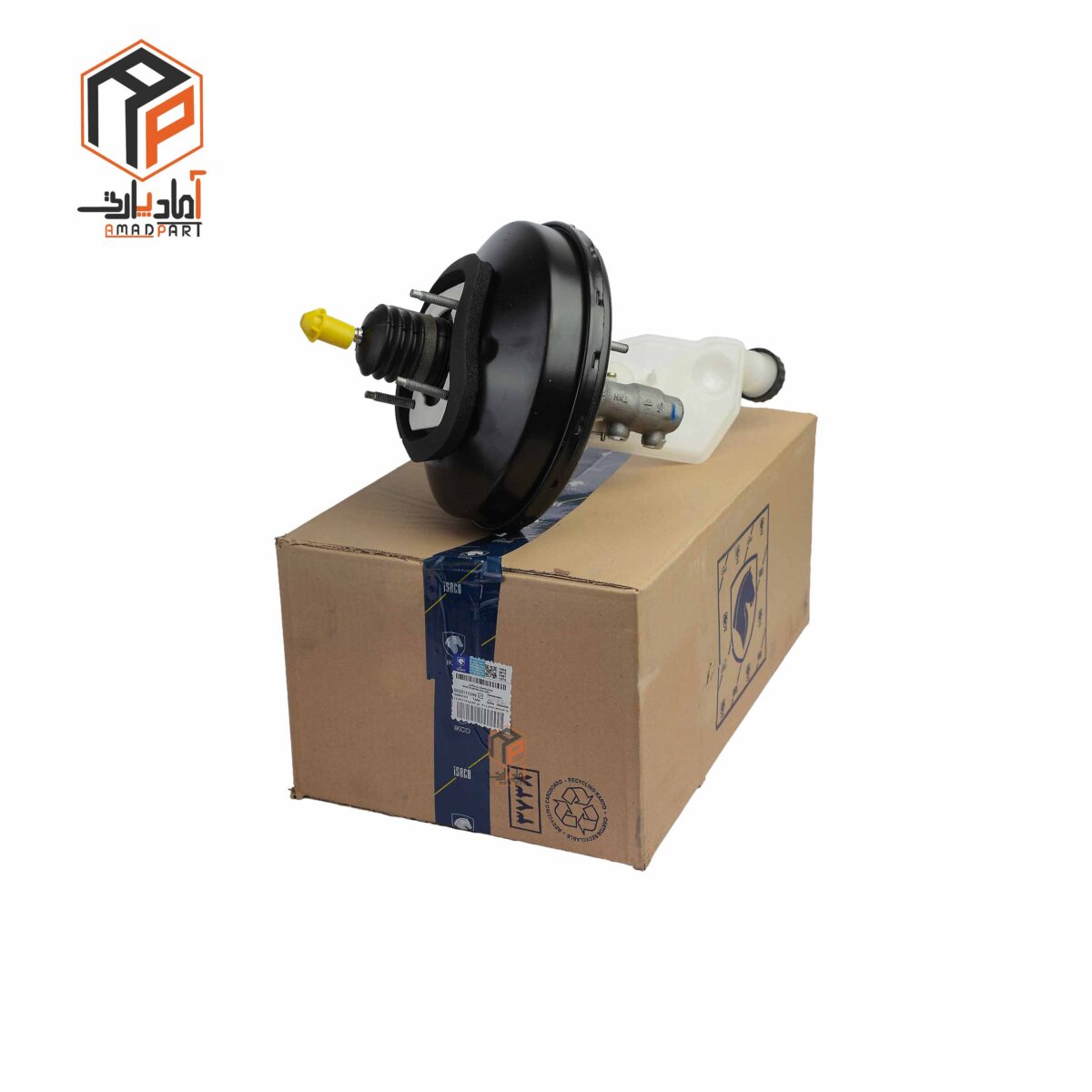 بوستر ترمز تارا دستی با مستر سيلندر و مخزن روغن ترمز 9.5 اينچ (کامل شرکت آذين تنه) ایساکو - Image 4