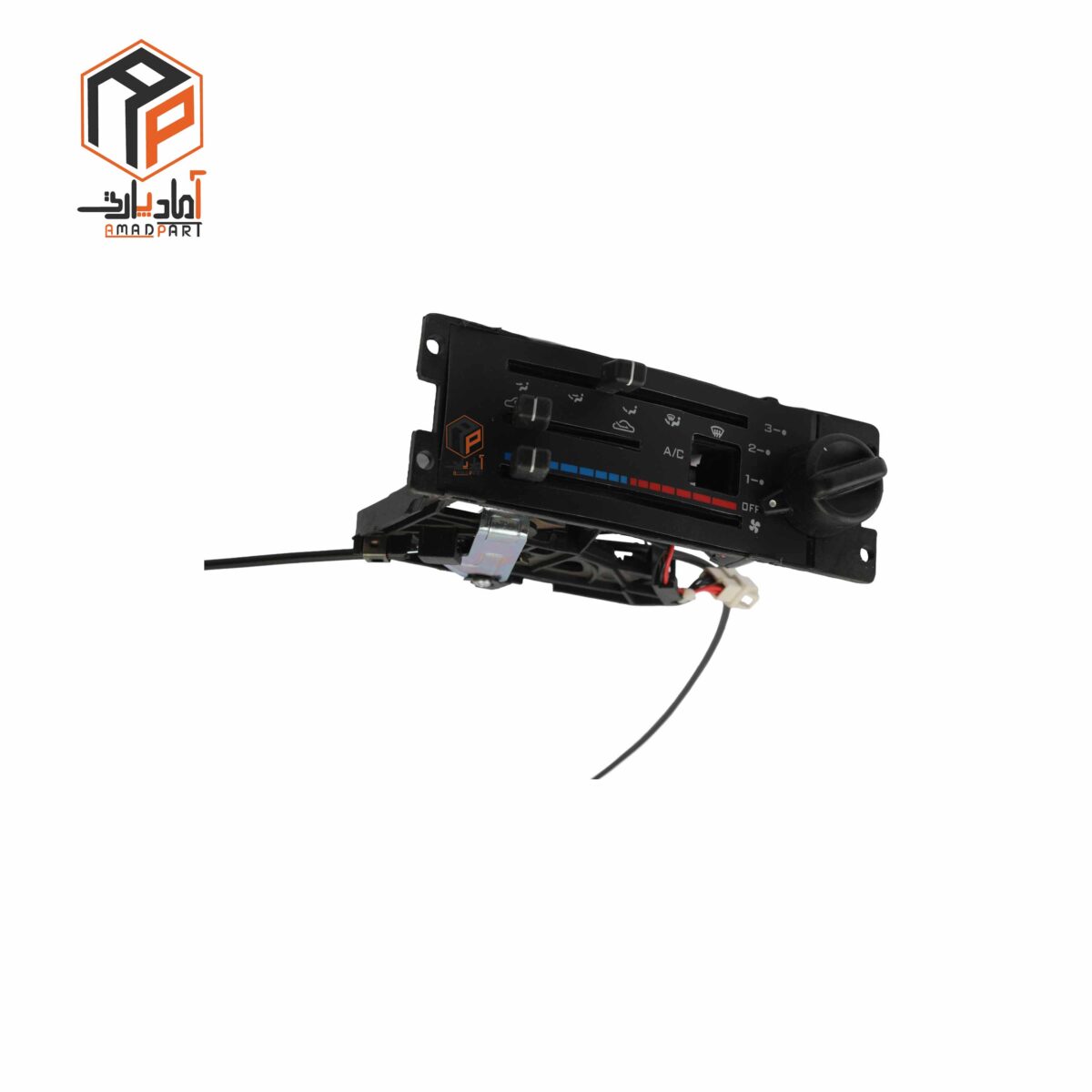 عکس صفحه کلید بخاری و کولر پراید رادیکال (مجموعه کنترل بخاری و کولر ) - RP937